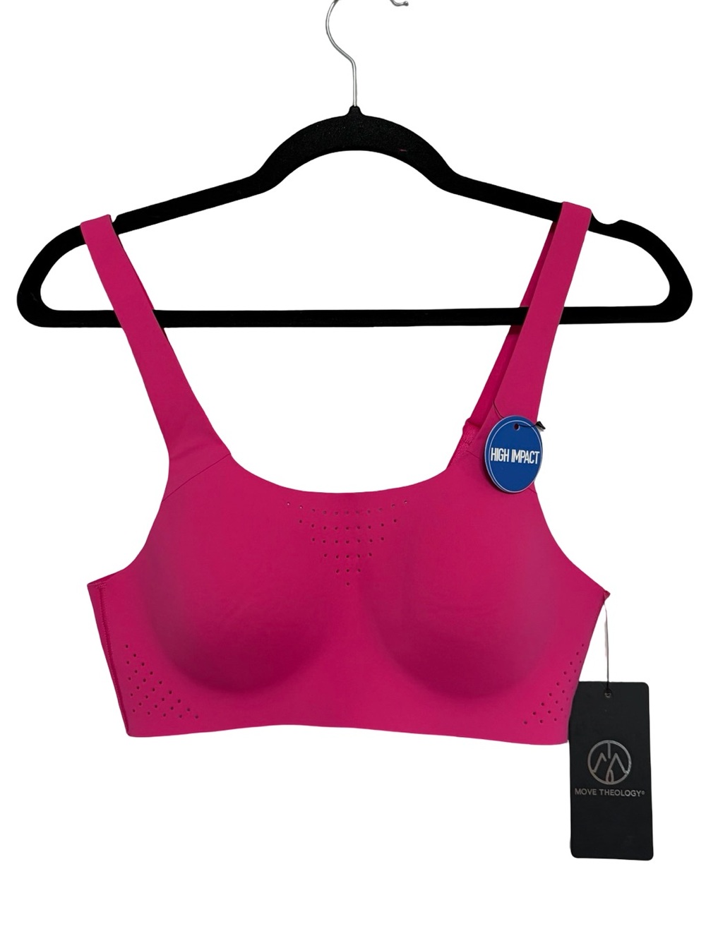 NEW Move Theology High Impact Teresa Sports Bra in Pink - Size S
